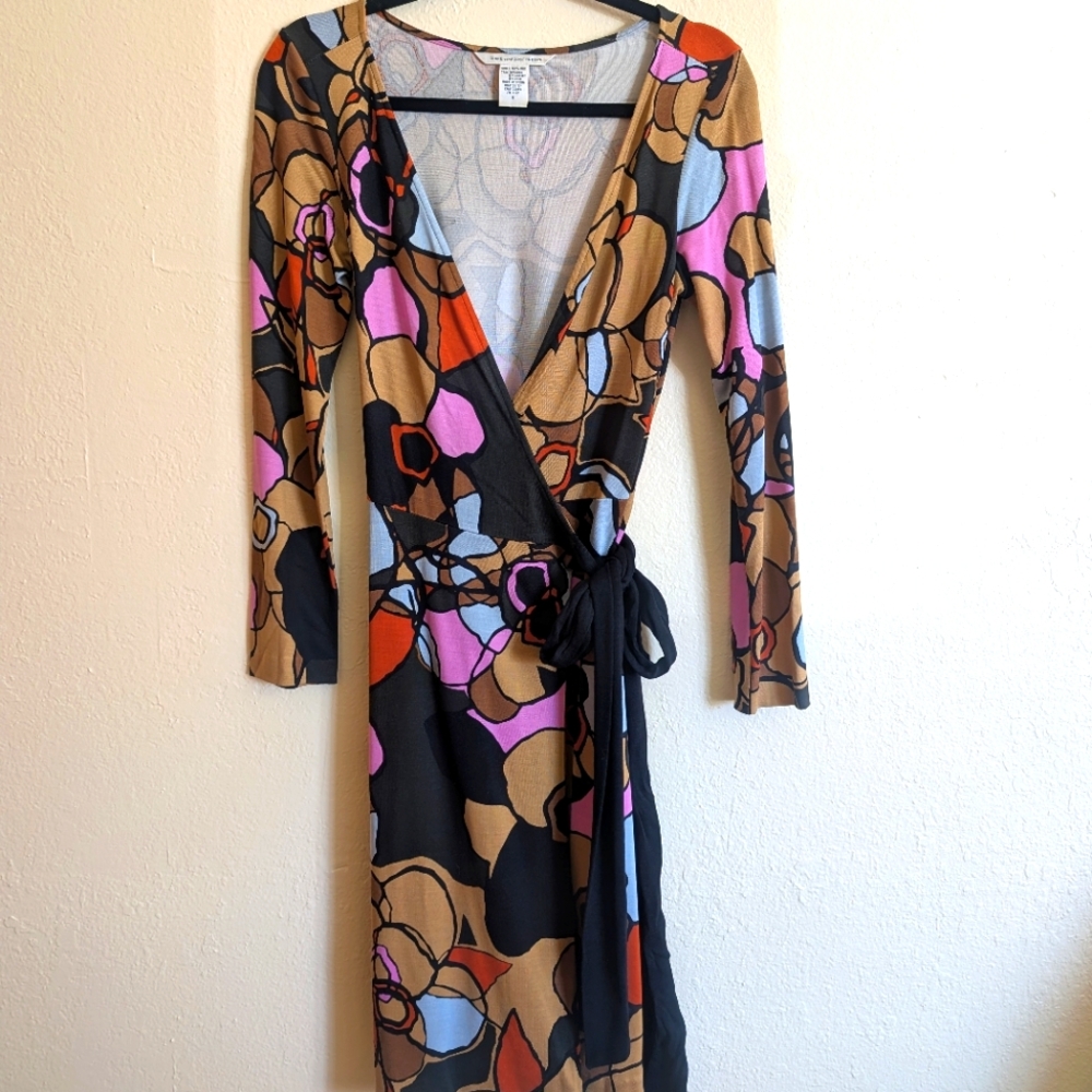 Diane Von Furstenberg Silk Wrap Dress